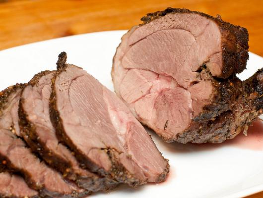 Easy Garlic Roast Leg Of Lamb With Rosemary and Parsley