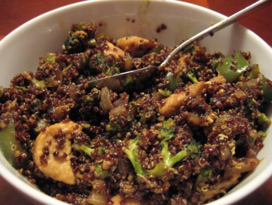 Ginger Chicken and Quinoa Stir Fry