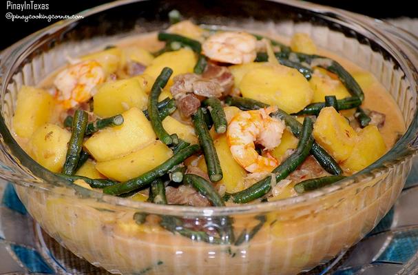 Ginataang Kalabasa At Sitaw