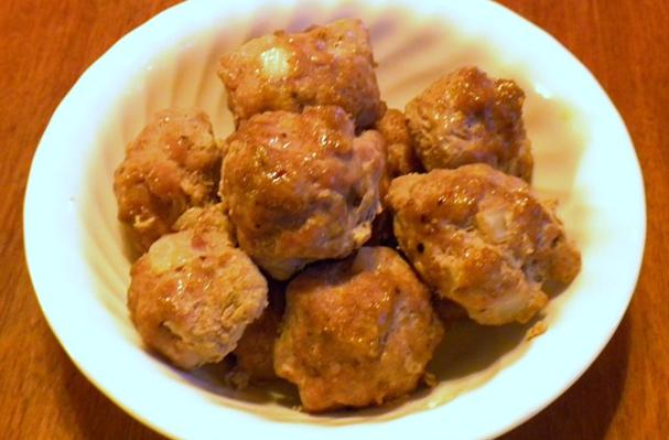 Gingery Pork Meatballs In Gravy