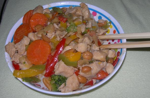 Ginger Chicken With Peanuts