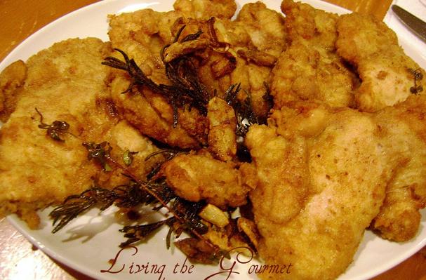 Fried Boneless Chicken Thighs With Rosemary & Oregano
