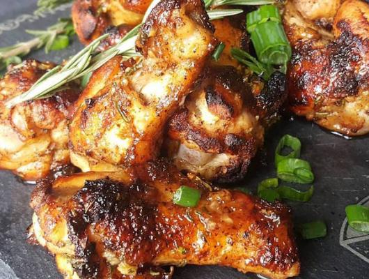 Honey Mustard & Sriracha Chicken Wings