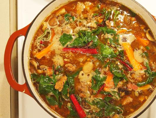 Hearty Meaty Fall Soup