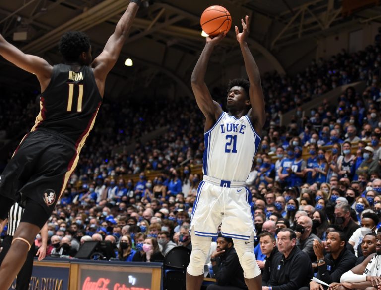 AJ Griffin fifth Duke player to declare for NBA draft
