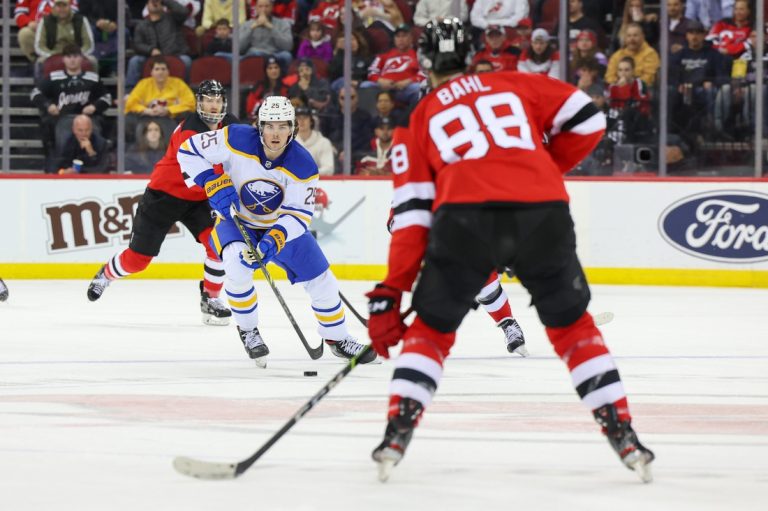 Sabres beat Devils with help from Owen Power’s first goal