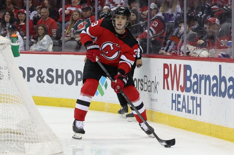 Devils host Red Wings with little at stake