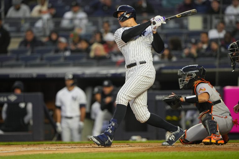 Giancarlo Stanton blasts 350th career HR as Yanks top Orioles