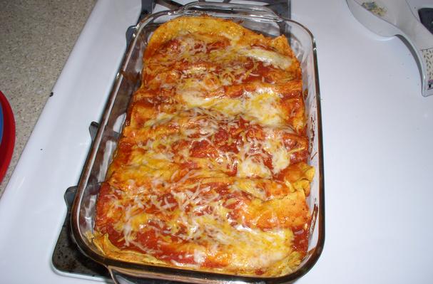 Leftover Thanksgiving Turkey Enchiladas