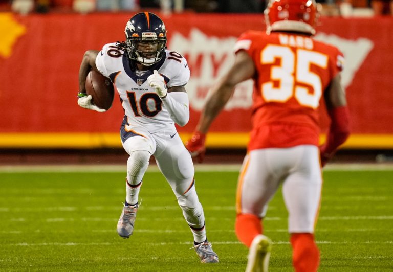 Broncos WR Jerry Jeudy released from jail