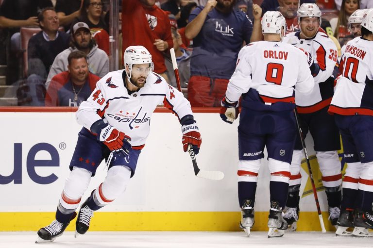Capitals F Tom Wilson out for Game 2 vs. Panthers