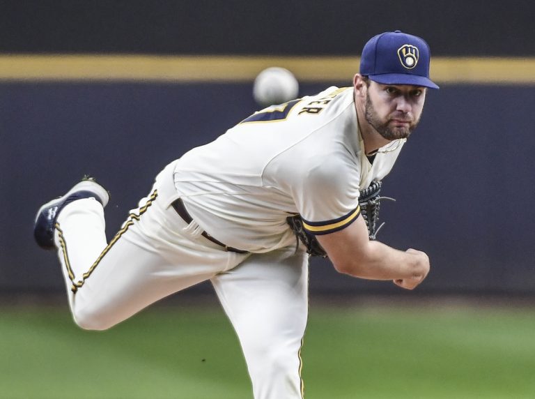 Brewers’ Adrian Houser looks to beat Reds again