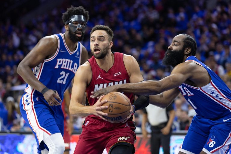Joel Embiid returns as 76ers rout Heat in Game 3