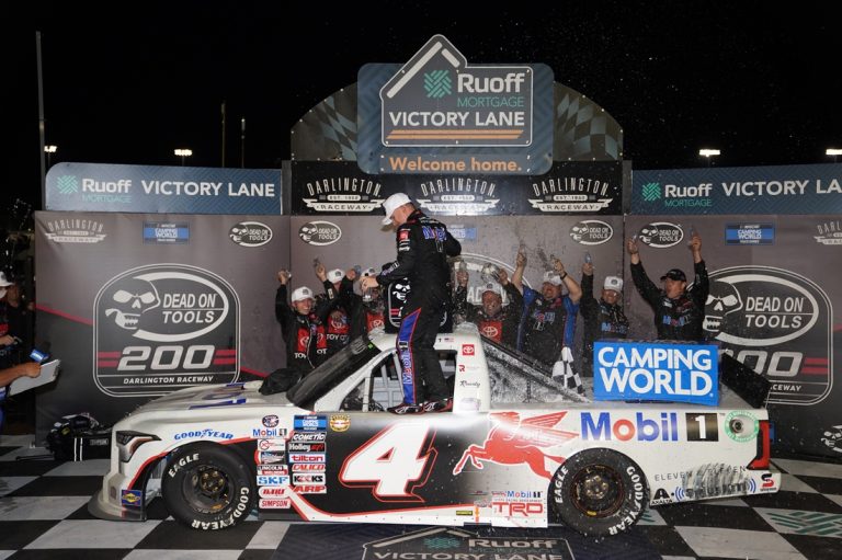 John Hunter Nemechek completes unfinished business at Darlington