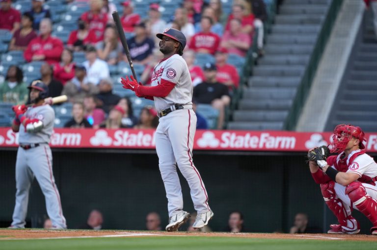 Nationals use long ball to drop Angels, 7-3