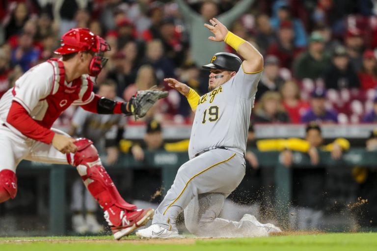 Reds face Pirates with chance to win first series of season