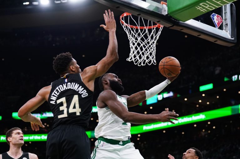 Bucks erase fourth-quarter deficit, stun Celtics