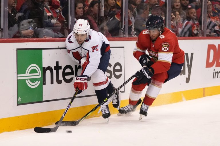 Panthers rally from three goals down to edge Caps
