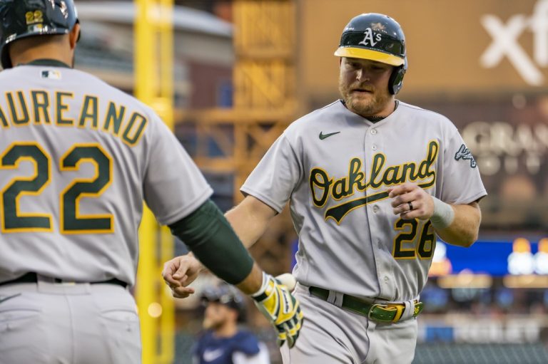 Zach Logue, Athletics shut out slumping Tigers