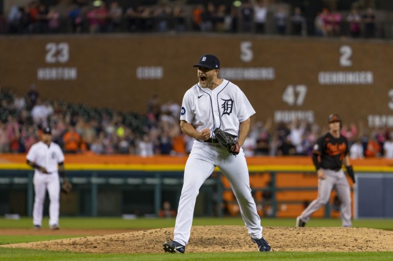 After great escape in opener, Tigers battle Orioles again
