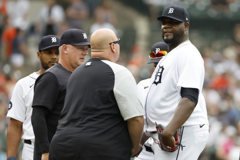 Tigers send RHP Michael Pineda to IL, activate OF Victor Reyes