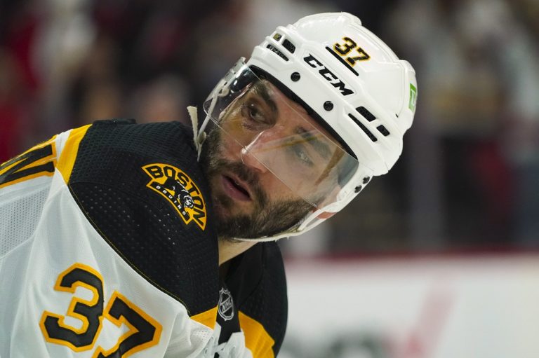 Patrice Bergeron among Selke finalists for 11th straight year