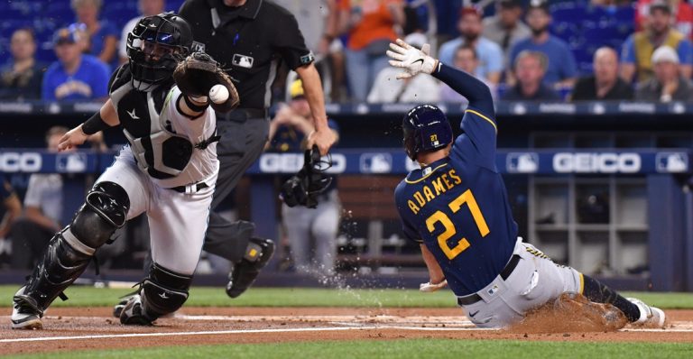 Four-run fifth inning gets Brewers past Marlins