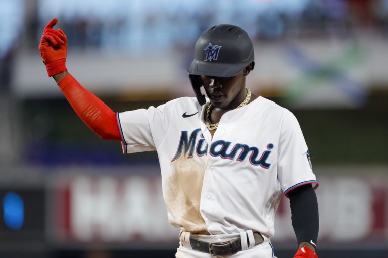 Four-run second inning helps Marlins smoke Nationals