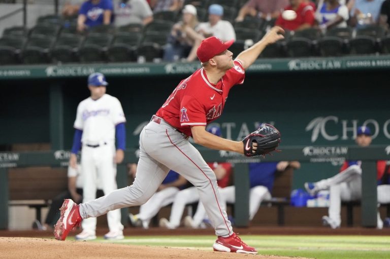 Behind Reid Detmers, Angels look to beat Rangers again