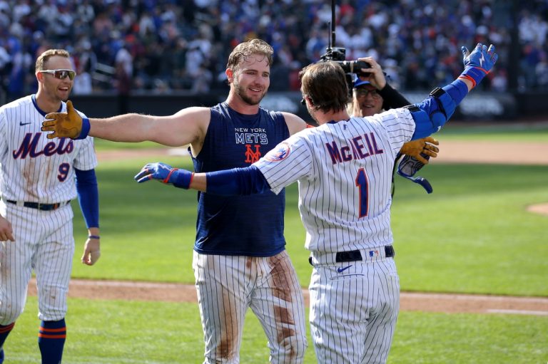 Pete Alonso’s 2-run HR in 10th allows Mets to deck Cards