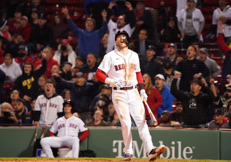 Trevor Story socks three homers as Red Sox rout Mariners