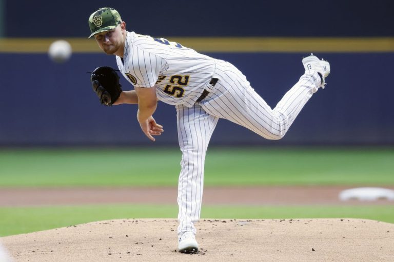 Eric Lauer, Brewers shut out Nationals