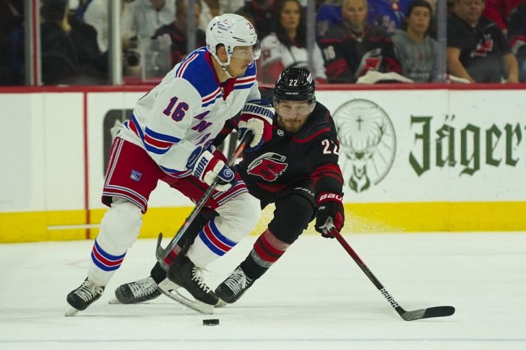 Hurricanes blank Rangers to take 2-0 series lead