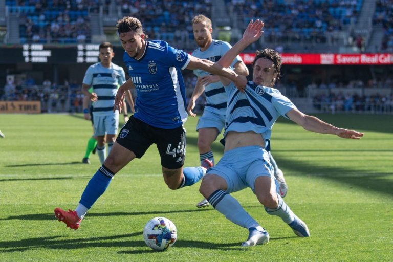Earthquakes press, but settle for draw with Sporting KC