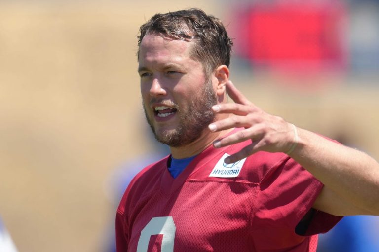 Matthew Stafford not throwing, Aaron Donald absent from Rams’ OTA