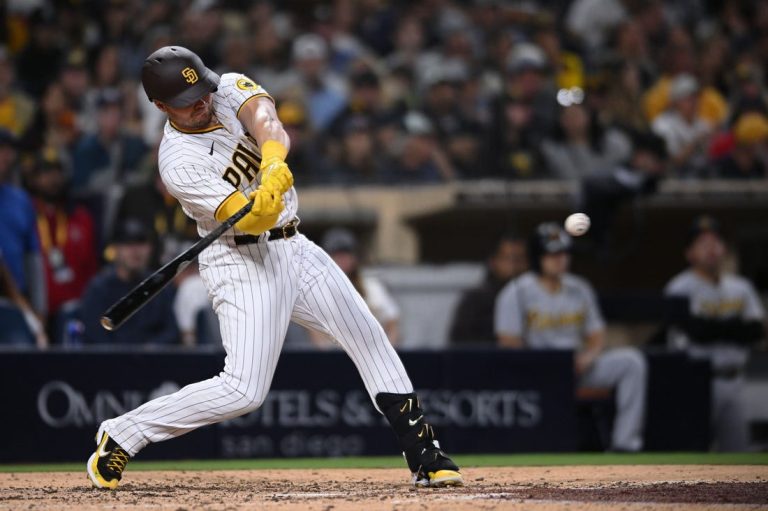 MLB Padres catch Pirates with timely blast, go on to win