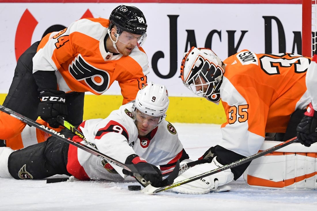 NHL News: Carter Hart, Flyers end skid by beating Senators