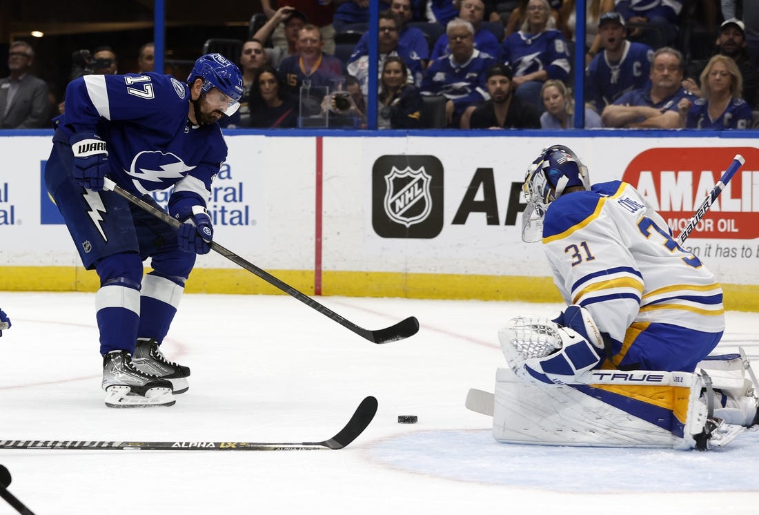 NHL News: Nick Perbix’s first goal helps lift Lightning over Sabres