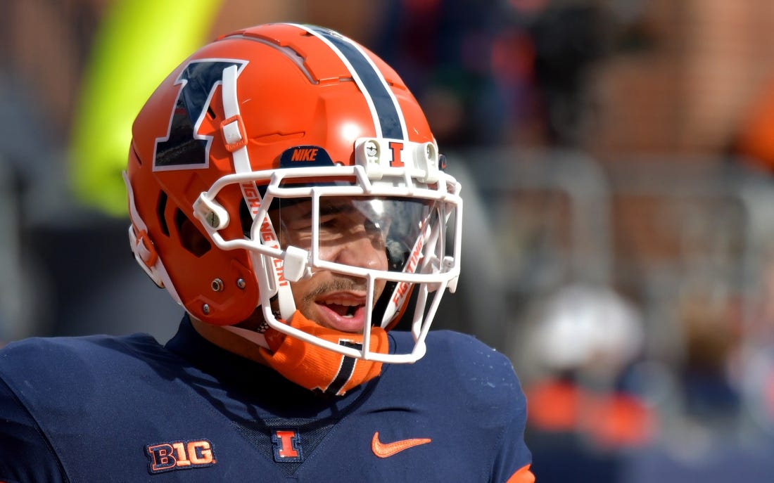 NCAAF News: Nation’s leading rusher Chase Brown hurts leg, able to walk off field