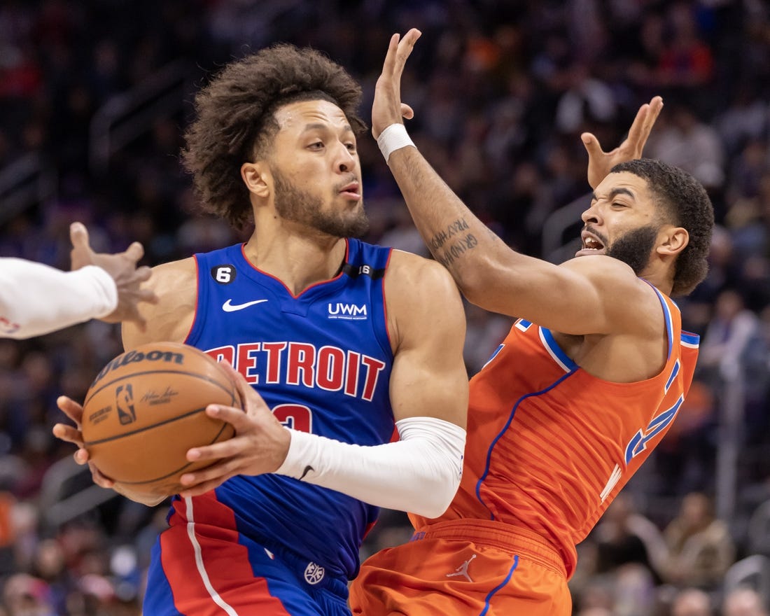 Reports: Pistons G Cade Cunningham (shin) out indefinitely