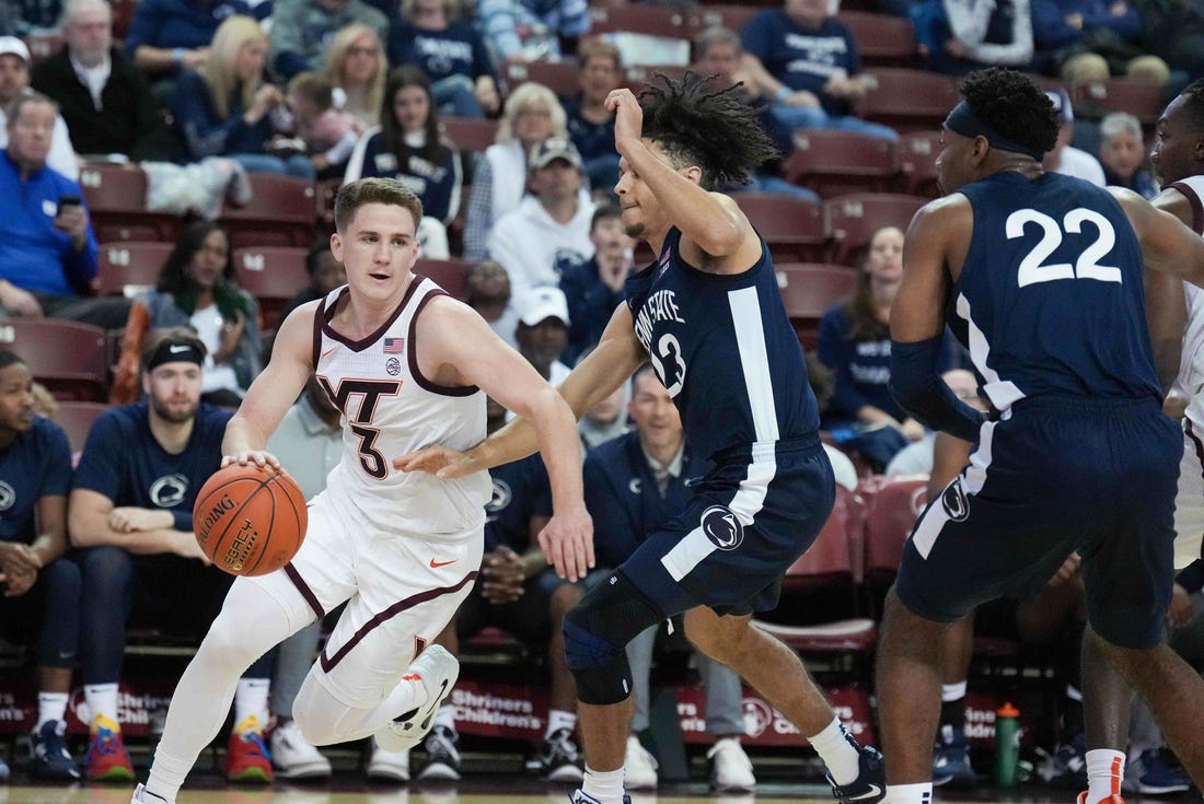 Virginia Tech holds off Penn State in Charleston Classic semifinal
