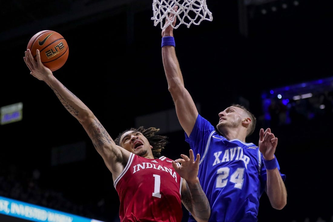 No. 12 Indiana holds off Xavier 81-79