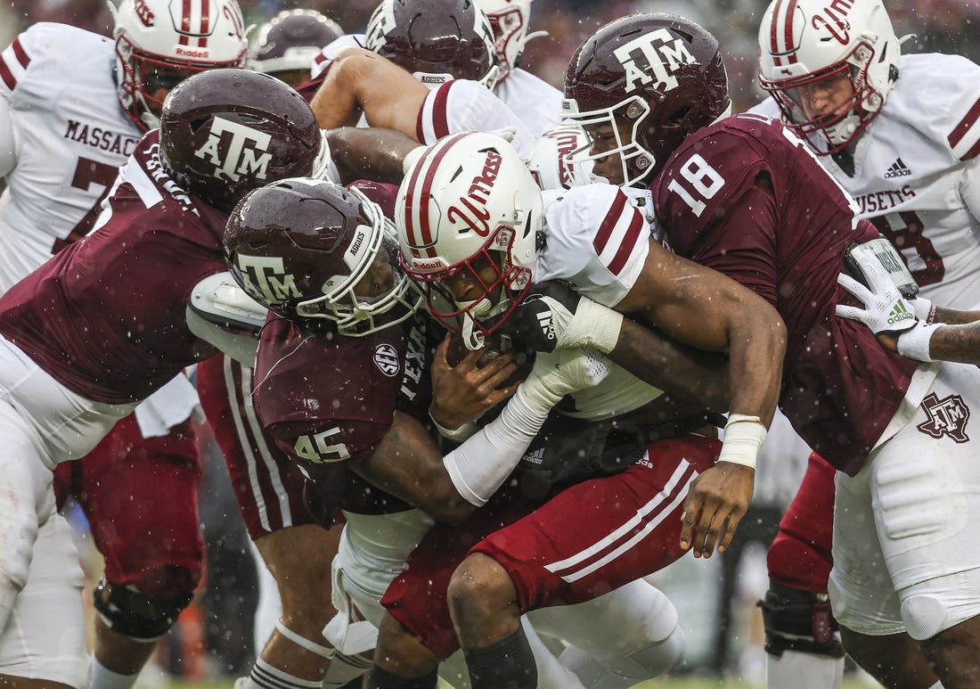 NCAAF News: Texas A&M beats UMass to snap six-game slide