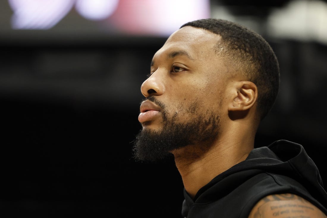 Trail Blazers G Damian Lillard out with another calf injury
