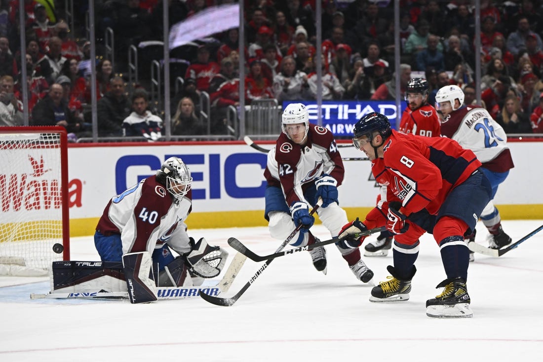 NHL News: Alexandar Georgiev makes 32 saves as Avs blank Caps