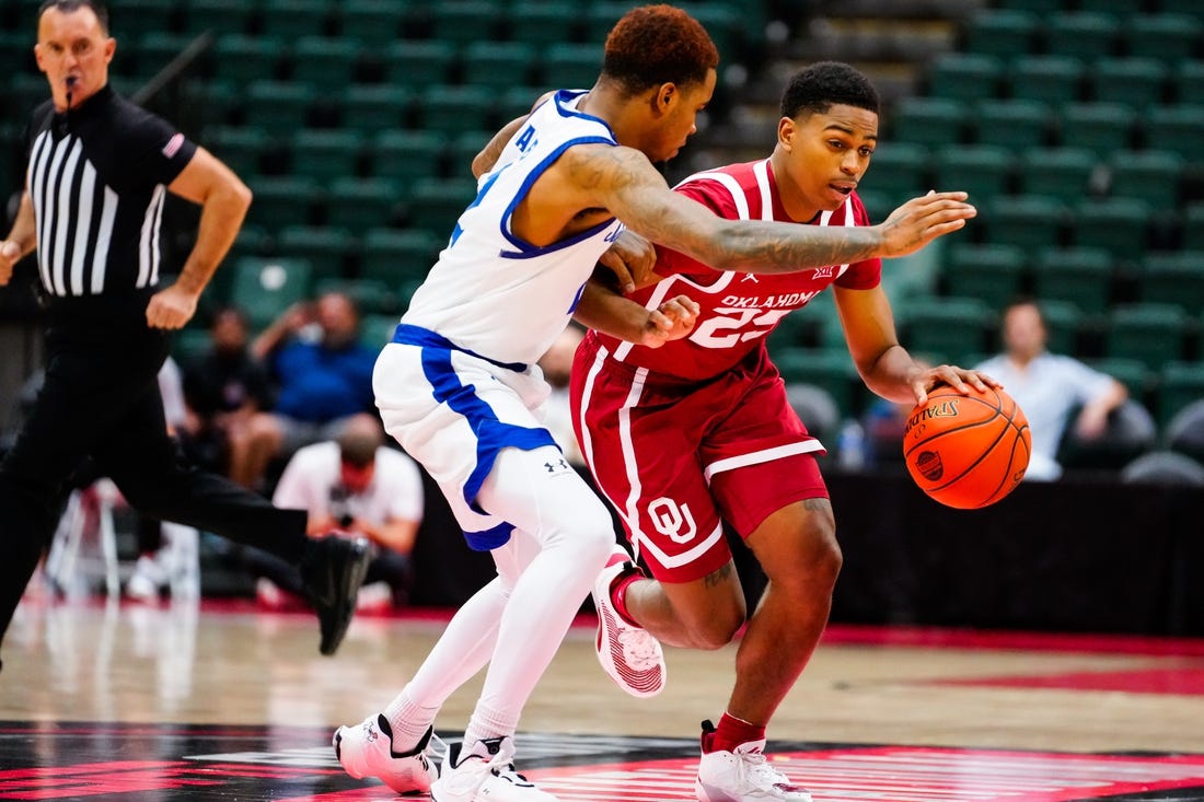 Grant Sherfield’s season-high 25 leads Oklahoma past Seton Hall