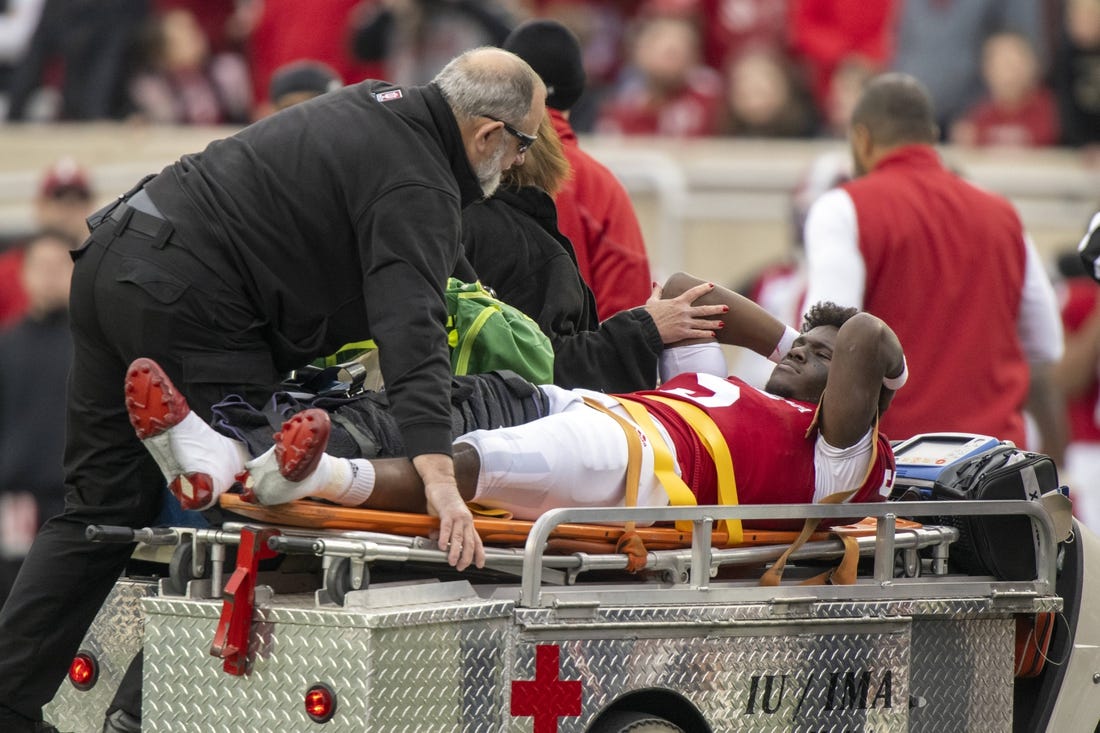 NCAAF News: Indiana QB Dexter Williams II (leg) hospitalized after serious knee injury