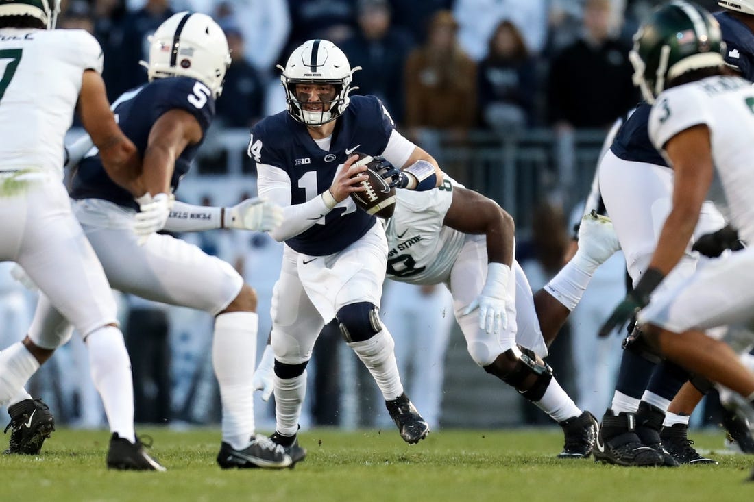 NCAAF News: Sean Clifford tosses 4 TDs as Penn State beats Michigan State
