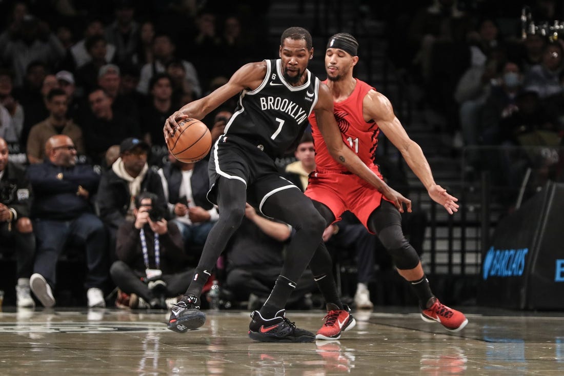 Kevin Durant (31 points), Nets put away Blazers late
