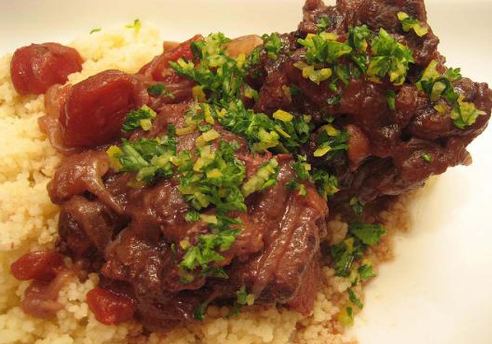 Red Wine Stewed Oxtail